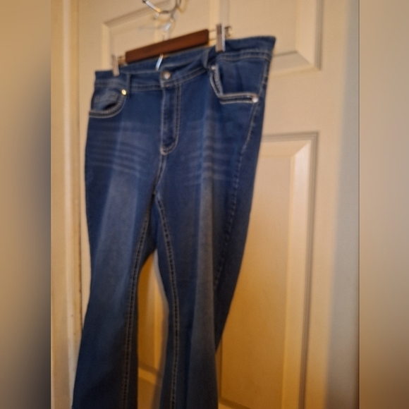 Faded glory jeans Embellished pockets size 18W - Picture 2 of 4
